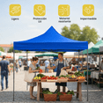 thumbnail image 4 of Toldo Plegable Reforzado 3x3m NINON LUNOR Lona Oxford 600D Impermeable y Protección UV, 4 of 9
