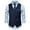 Blue, variant on Odeerbi 2025 Casual Outwear Jackets for Men Autumn Winter Formal Bussiness Tuxedo Suit Waistcoat Vest Jacket Top Coat Gray