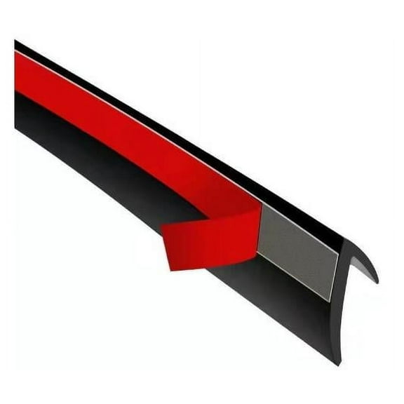 2 Rolls Rubber Car Weather Stripping Seal Strip for Door and Window Gaps in Trucks, Cars, and SUVs