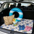 thumbnail image 2 of HUISEFOR Blue Sea Turtle Car Trunk Mat 29" x 39" Full Protection Cargo Mat Rear Trunk Liner Scratchproof Easy To Clean Universal Fit for Most Cars SUV, 2 of 7