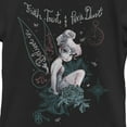 thumbnail image 2 of Girl's Peter Pan Tinker Bell Believe in Fairies Graphic Tee Black Large, 2 of 4