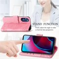 thumbnail image 6 of Compatible with Motorola Moto G Stylus 5G 2022 Wallet Case for Women, Leather Flip Folio with Kickstand Magnetic and Card Holder Protective Case for Moto G Stylus 5G 2022 Butterfly Pink SD, 6 of 14