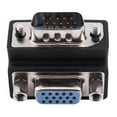 thumbnail image 3 of 5X 15-Pin VGA Male to Female M/F Right Angle Adapter, 3 of 8