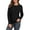 Black, variant on PrettyGuide Women's Sweater Crewneck Cable Knit Long Sleeve Pullover Tops