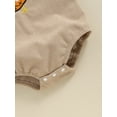 thumbnail image 7 of Hirigin Newborn Baby Boy Corduroy Overalls Sleeveless Dinosaur Embroidery Romper 0 3 6 9 12 Months Cute Summer Clothes, 7 of 7