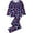 Dark blue train, variant on ATAIKU Toddler Boy Truck Pajamas Set Kids Long Sleeve Tee and Pants Sleepwear Baby Boy Pjs Jammies 1-12Y