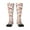1 Black, variant on Drink And Cocktail Glasses Pattern Women’s Knee High Crew Socks,Trouser Socks Comfortable, Breathable, Moisture-Wicking and Soft