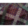 thumbnail image 4 of oneOone Silk Tabby Fabric Tartan Check Decor Fabric Printed BTY 42 Inch Wide, 4 of 4