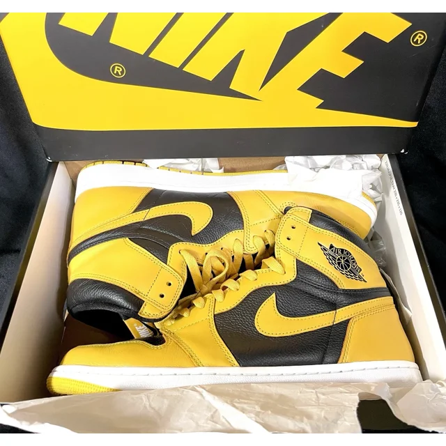 Ni - ke Ni - ke Air Jordan 1 Retro High OG Pollen/White-Black US Men's Size 12 - 555088-701
