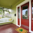 thumbnail image 7 of Northlight Natural Coir Shamrock with Stripes Outdoor Doormat 18" x 30", 7 of 7