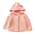thumbnail image 4 of WOYY Toddler Girls Hooded Sweater Bear Ears Hooded Knitted Cardigan Coat, Sizes 2-3T, 4 of 5