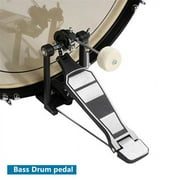 Hassch Full Size Adult Drum Set 5-Piece Black With Bass Drum, Two Tom Drum, Snare Drum, Floor Tom, 16 Ride Cymbal, 14 Hi-Hat Cymbals, Stool, Drum Pedal, Sticks