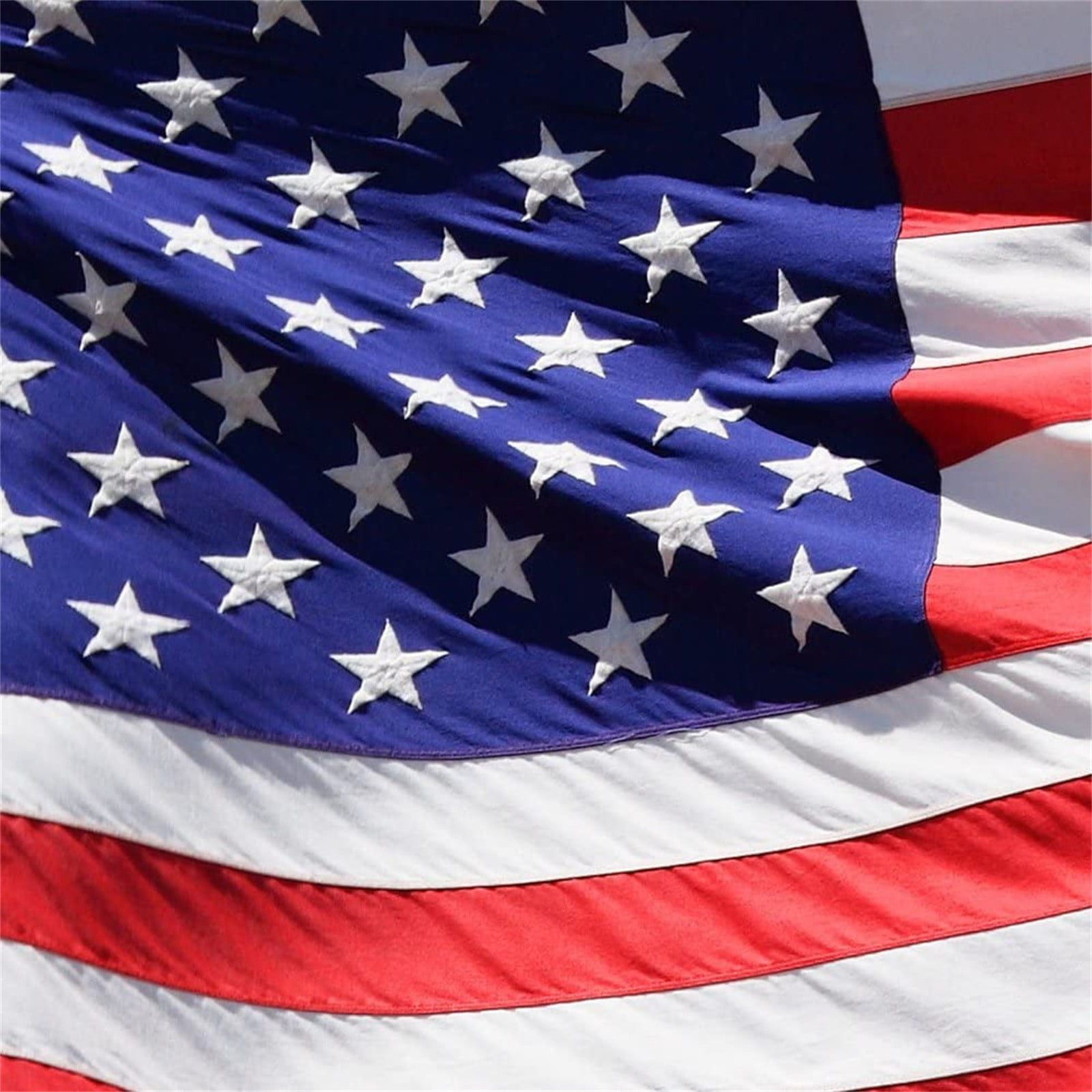 American Flag 5X8 Ft With Embroidered Stars Sewn Stripes And Brass Grommets For Indoor Outdoor Use 1Pc Us Flag With Durable Construction Vibrant Design Ideal For Patriotic