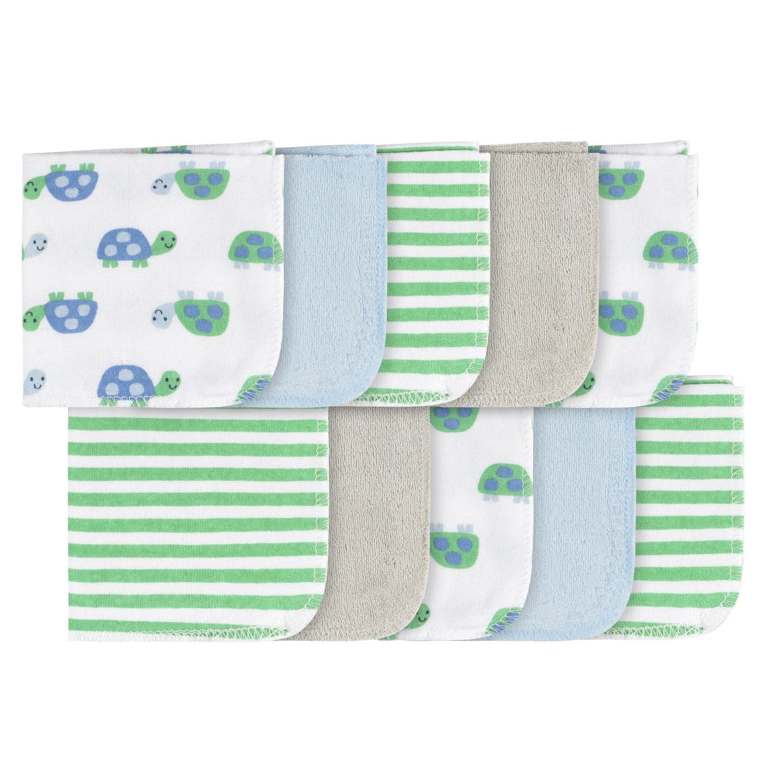 Parent's Choice 10-Pack Washcloth Set, Boys, Pack of 10