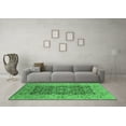 thumbnail image 3 of Ahgly Company Indoor Rectangle Oriental Emerald Green Industrial Area Rugs, 7' x 10', 3 of 4