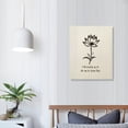 thumbnail image 3 of Nawypu  Lotus Flower Canvas Wall Art Inspirational Quotes Poster Spa Picture Prints Wall Decor for Yoga Meditation Spiritual Room Decor (Lotus Flower-1), 3 of 4