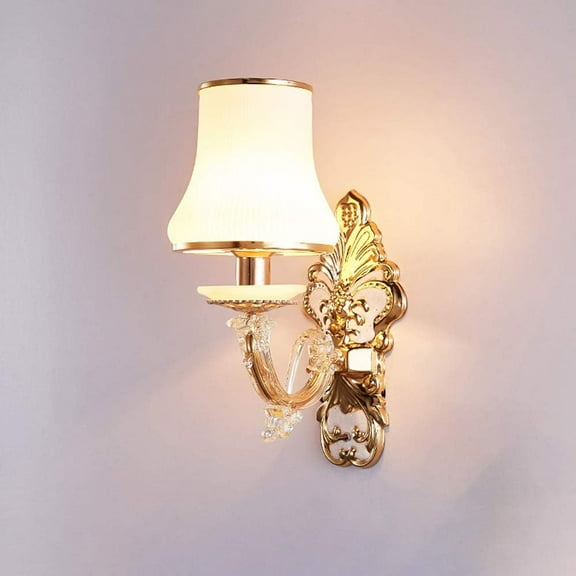 Vintage Industrial Wall Light, 1 Light,2 Light, Modern Glass Wall Lamp, Retro Metal Wall Sconce for Bedroom Living Room Hallway Bathroom Nightstand,d