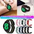 thumbnail image 3 of Correa De Repuesto Compatible Con Samsung Galaxy Watch4 40/42/44/46 Mm /Watch4 Classic Silicone Watch Band Vogacara EL017274-10, 3 of 5