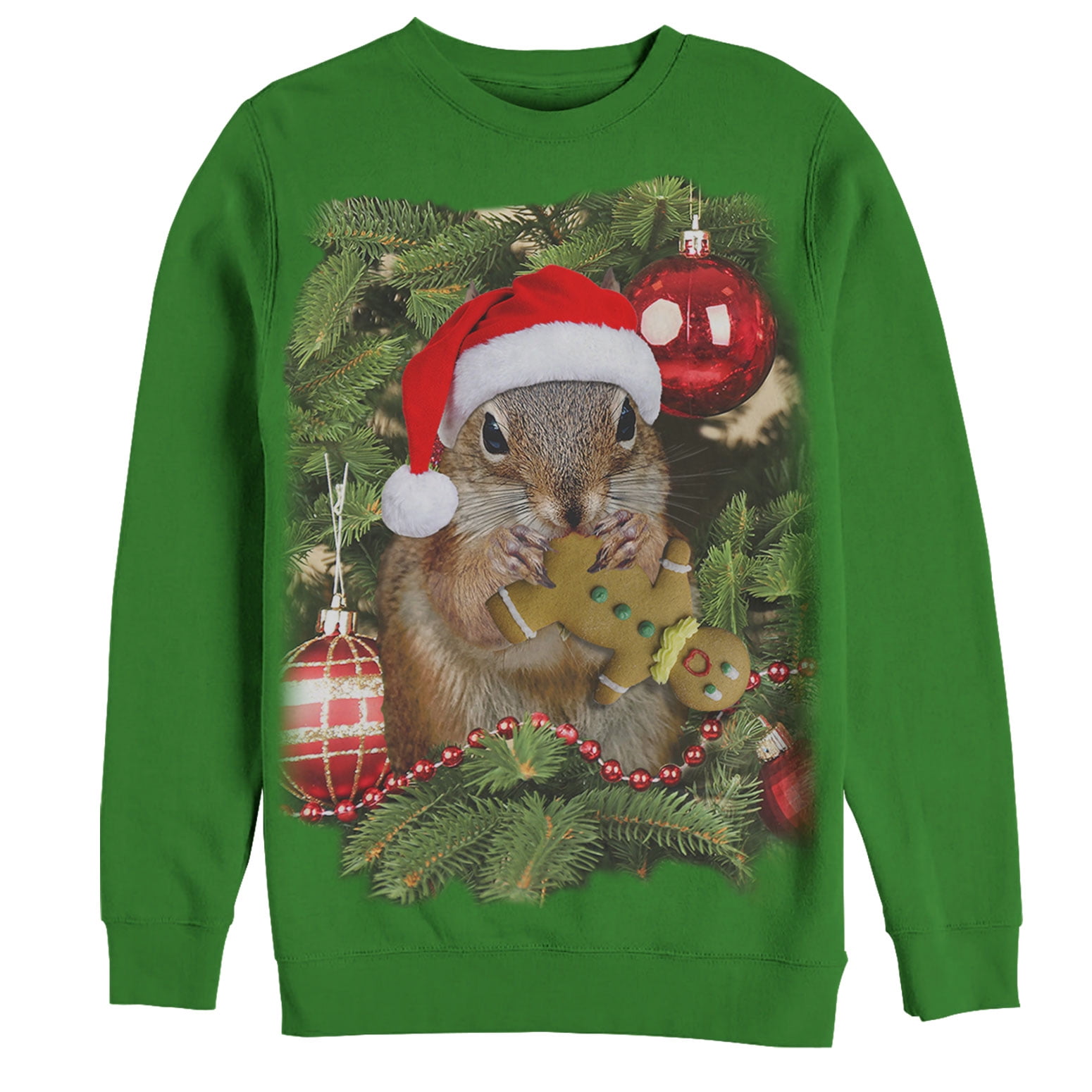 sweatshirt nuts about christmas funny holiday ugly sweater party shirt squirrel 