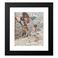thumbnail image 2 of James Tissot 20x23 Black Modern Framed Museum Art Print Titled - David Slings the Stone (C. 1896-1902), 2 of 5