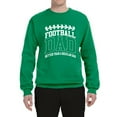 thumbnail image 2 of Wild Bobby, Football Dad Better Than a Regular Dad Father's Day Unisex Crewneck Sweatshirt, Kelly, Medium, 2 of 6