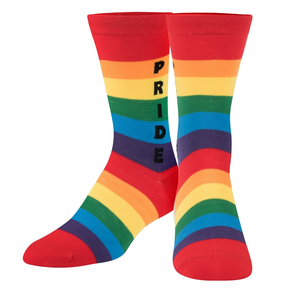 Crazy Socks Crazy Socks, Womens, Graphic, Pride , Crew Socks, Novelty