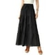 thumbnail image 1 of Faldas Boho para Mujeres Inspire Chic, Falda Maxi de Playa con Cintura Elástica Fruncida y Diseño en Capas, Color Negro, 1 of 6