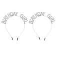 thumbnail image 1 of CIMAXIC Birthday 2pcs Birthday Headbands Rhinestone Birthday Headdress Party Headpiece Accessory Photo Prop,6.3"X4.72"X0.2", 1 of 4