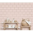 thumbnail image 3 of Fine Decor Wallcoverings Metro Rose Gold Tile Wallpaper, 20.5-in by 33-ft, 56.38 sq. ft., 3 of 6