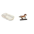thumbnail image 1 of Bandeja de almacenamiento,Bandeja rectangular para servir,ideal para frutas y postres.,Figura de caballo,Figura coleccionable de caballo en miniatura,Adorno de caballo de resina,estatua de, 1 of 8