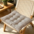 thumbnail image 4 of Plaid Thickened Chair Cushion, Washable Checkered Seat Pad for Dining Chair, Kitchen, Home Office, Bench and Everyday Indoor Seating, 4 of 6