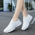 thumbnail image 3 of Pimfylm Women Loafers Womens Sid Shoe I Slip-On Sneaker for Casual, Everyday White 10, 3 of 5