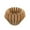 Brown, variant on 50Pieces Corrugated Coffee Filter Paper, No Odor Hand-made Coffee Filter, Coffee Filter Paper, No Residue Tea Infuser Accessories, Raw Wood Pulp, No Bleach