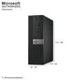 thumbnail image 4 of Restored Dell OptiPlex 3040 SFF Desktop PC Intel Quad Core I5-6500 3.2Ghz Processor, 8GB Memory, 1TB HDD, Wi-Fi, Bluetooth, DVDRW, Mouse and Keyboard, Windows 10 Professional (Refurbished), 4 of 7