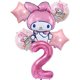 thumbnail image 5 of Globo Digital de papel de aluminio, decoración de fondo para fiesta de cumpleaños de niña, 6 piezas, MyMelody Cinnamoroll, 32 pulgadas, 5 of 5