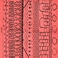 thumbnail image 1 of Ahgly Company Indoor Square Oriental Red Industrial Area Rugs, 6' Square, 1 of 4