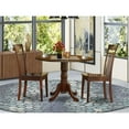 thumbnail image 2 of Atlin Designs Dining Table & Ladder Back Chairs in Mahogany, 2 of 6