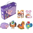 thumbnail image 1 of TIELUTT Beginner Puzzles for Kids Ages 3 8 Handheld Puzzle Set with Zipper Bag Preschool Learning Educational Puzzles for Children School Classroom Party School Rhyming Pincers Disassembly 14900 Fads, 1 of 7