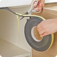 thumbnail image 2 of Window Draft Stopper Foam Seal Strip Self Adhesive, Window Insulation Tape and Door Side Weather Stripping Soundproof Grey 1.2IN*16FT, 2 of 9