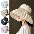 thumbnail image 3 of Casual Adjustable Breathable Wide Brim Sun Hat Sun Protection Fisherman Hats Bucket Cap KHAKI, 3 of 8