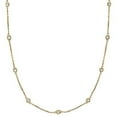 thumbnail image 1 of Diamond Station Necklace Bezel-Set in 14k Yellow Gold (1.00ctw), 1 of 6