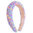 thumbnail image 1 of Diadema FROG SAC Candy Sprinkles acolchada para niñas, color azul aguamarina, 1 of 9