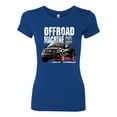thumbnail image 2 of Wild Bobby, Ford Offroad Machine Classic Built Tough 4x4 Off Road, Cars and Trucks, Women Slim Fit Junior Tee, Royal, X-Large, 2 of 4
