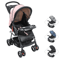 thumbnail image 1 of Carriola para Bebé Ligera y Plegable Asiento Reclinable Cinturón de 5 Puntos Charola Toldo Apta desde 6 Meses Hasta 18 kg - Rosa, 1 of 7