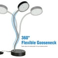 thumbnail image 3 of Lucere LED Desk Lamp, Reading Light, Office Table Lamp with 21LEDs, Flexible Gooseneck Light 4000K Natural Light Eye Protection Desk Light for Reading, Office or Video Conferencing, 3 of 10