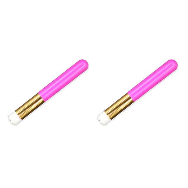 sweethay Champú de pestañas para extensiones de pestañas, limpieza profunda, cepillos para la nariz, mango acrílico, resaltador, cabeza de Type2 NO2