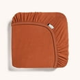 thumbnail image 1 of ergoPouch - Cot-Crib - Fitted Sheet - Rust, 1 of 2