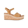 thumbnail image 2 of Style & Co. Womens Laceyy Faux Leather Ankle Strap Wedge Sandals, 2 of 3