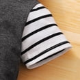 thumbnail image 5 of IROINNID Toddler Boy's Cartoon Bear Hoodie Tops Striped Shorts Casual Outfits, 5 of 9