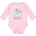 thumbnail image 3 of Inktastic Grandma's Ray Of Sunshine Cute Elephants Rainclouds and Sun Boys or Girls Long Sleeve Baby Bodysuit, 3 of 5